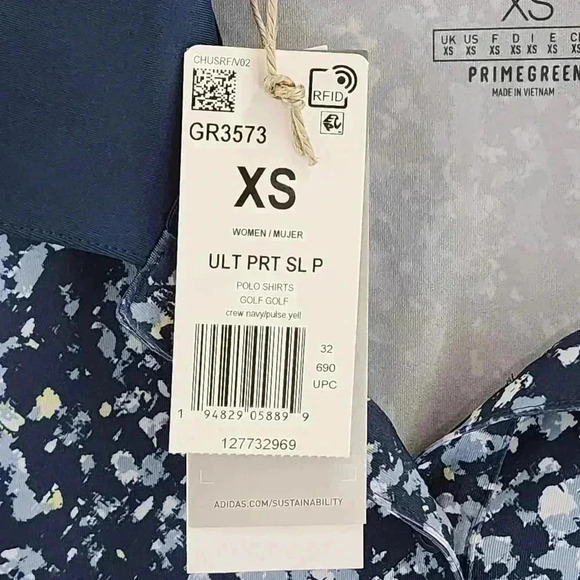 NWT Adidas Women's XS Athletic Tank Top Pattern Stretched - Picture 5 of 8